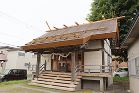 朝里神社 新築工事